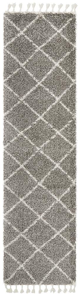 Saffron Grey Runner Rug