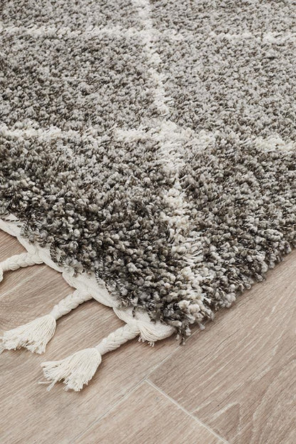 Saffron Grey Runner Rug