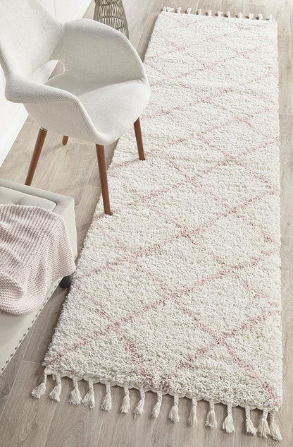 Saffron Pink Runner Rug