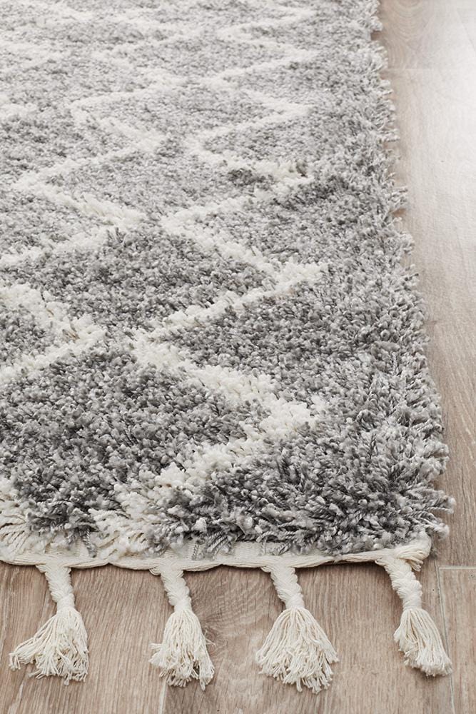 Saffron Silver Runner Rug