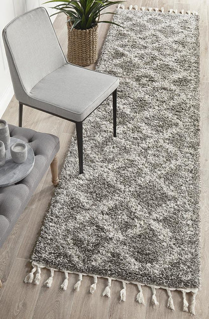 Saffron Grey Runner Rug