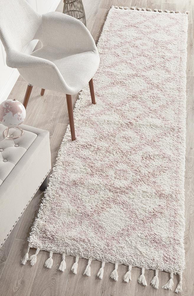 Saffron Pink Runner Rug