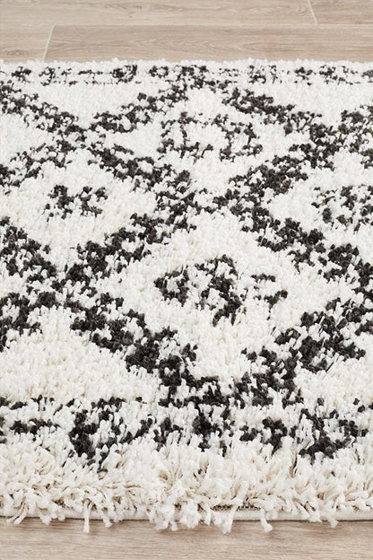 Saffron White Runner Rug