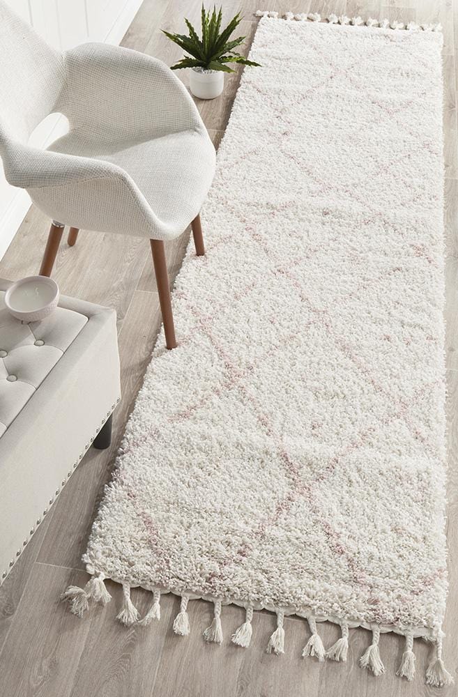 Saffron Pink Runner Rug : 44