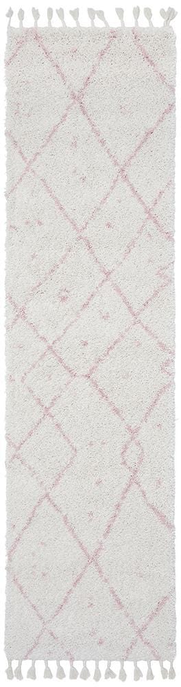 Saffron Pink Runner Rug : 44