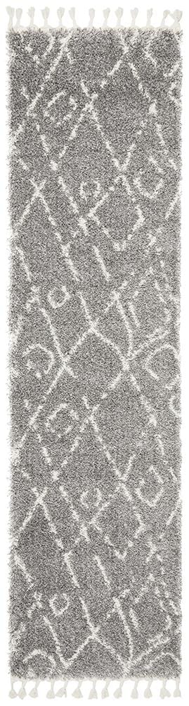 Saffron Silver Runner Rug : 55