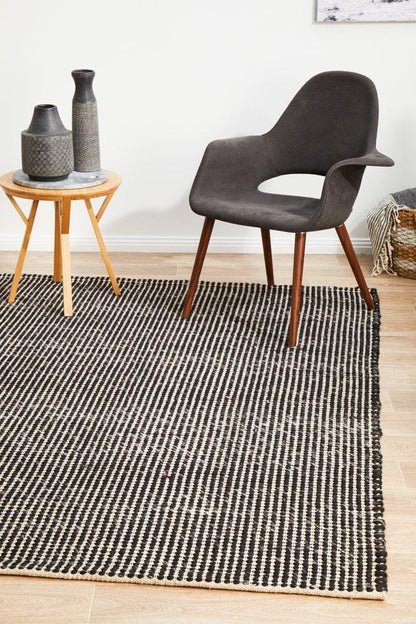 Skandi Black Rug