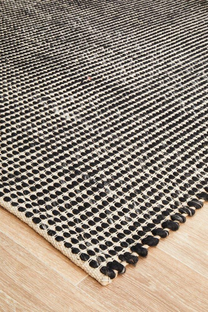 Skandi Black Rug