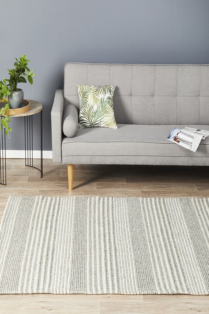 Skandi Silver Rug