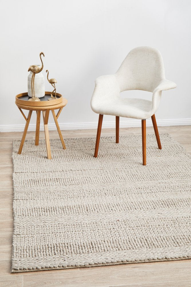 Skandi Braid Grey Rug