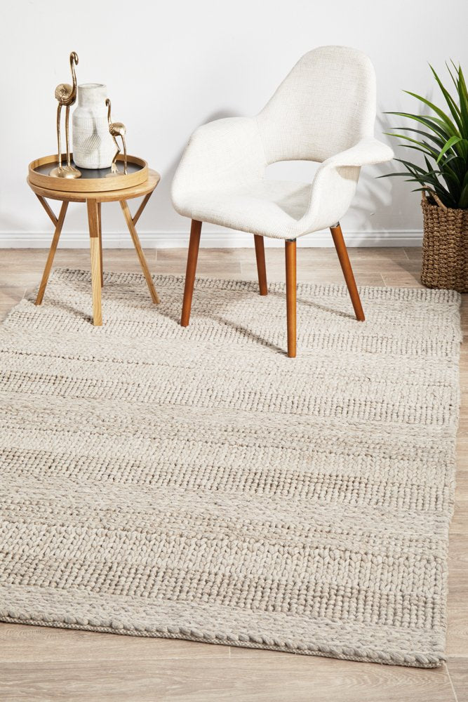 Skandi Braid Grey Rug