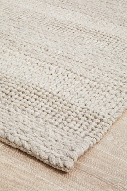 Skandi Braid Grey Rug