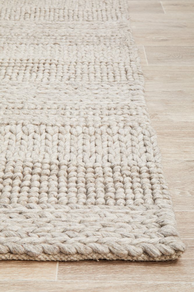 Skandi Braid Grey Rug