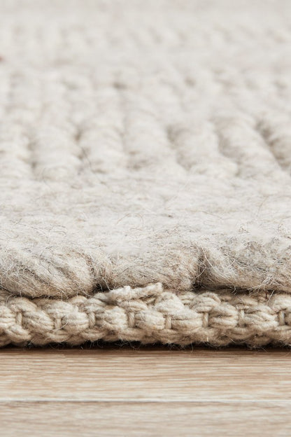 Skandi Braid Grey Rug