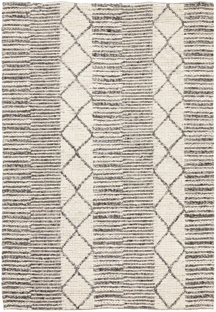 Skandi Grey & White Rug