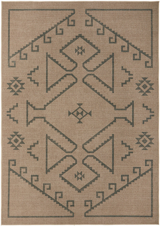 Solar Firuz Natural Washable Rug