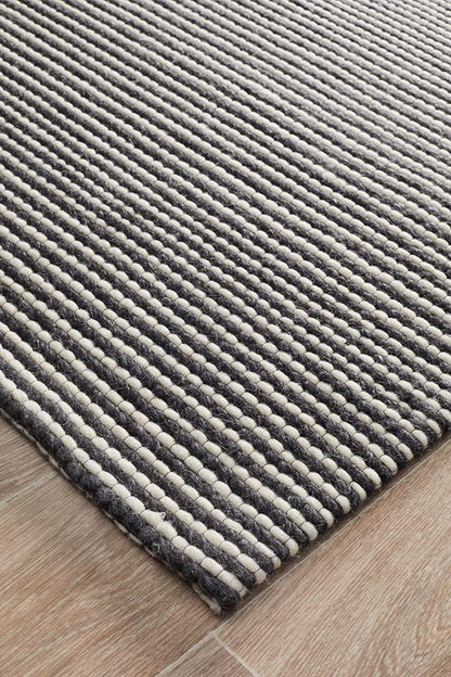 Studio Black & White Stripes Rug