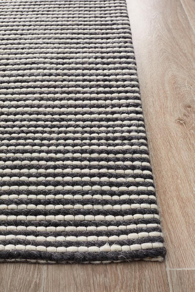 Studio Black & White Stripes Rug