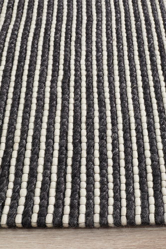 Studio Black & White Stripes Rug