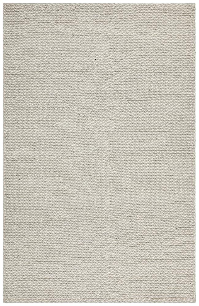 Studio Grey & White Braid Rug