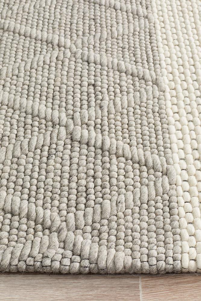 Studio Silver Texture Rug