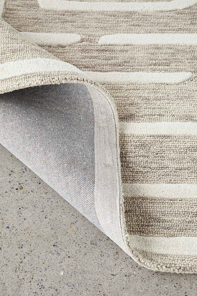 Summit Maze Linen Rug