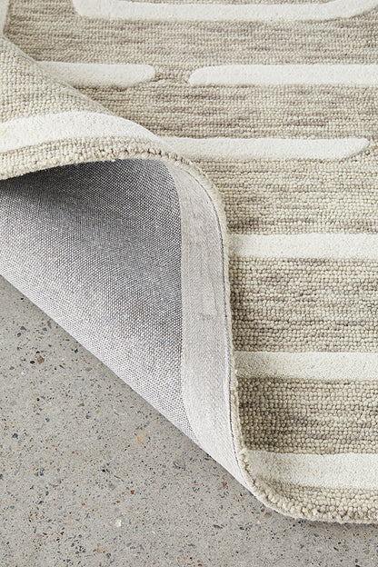 Summit Maze Linen Rug