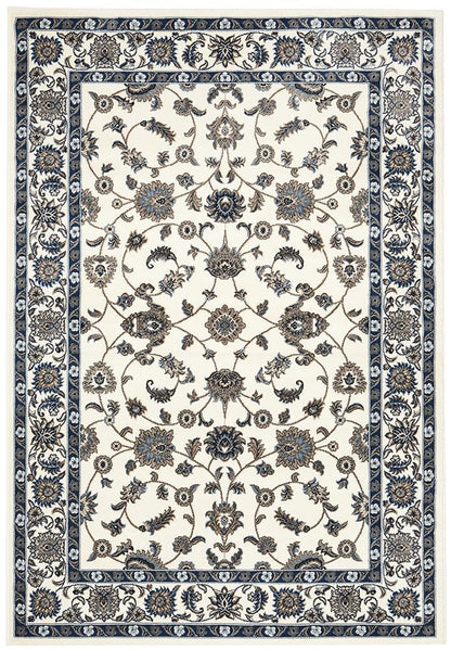 Sydney Collection Classic Rug White With White Border