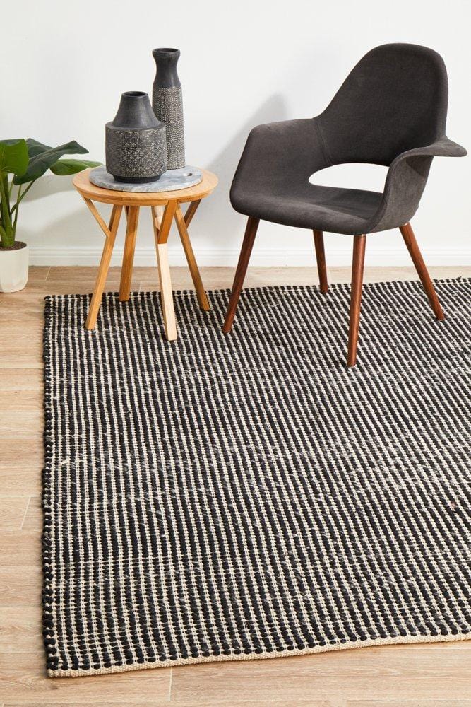 Skandi Black Rug