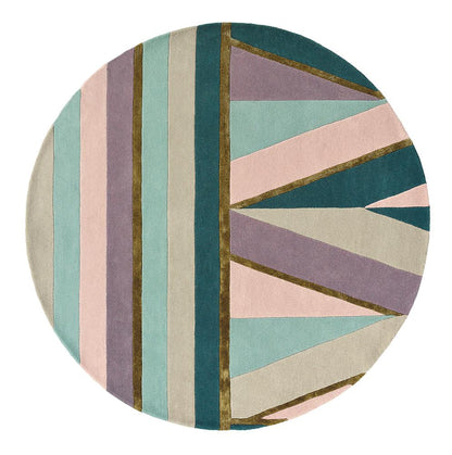 Ted Baker Sahara Round Pink Rug - 56102