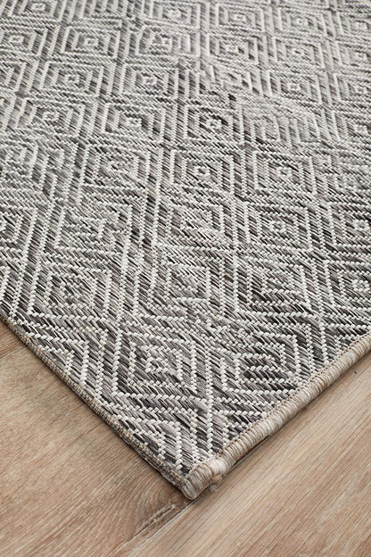 Terrace Grey Runner Rug : 5500