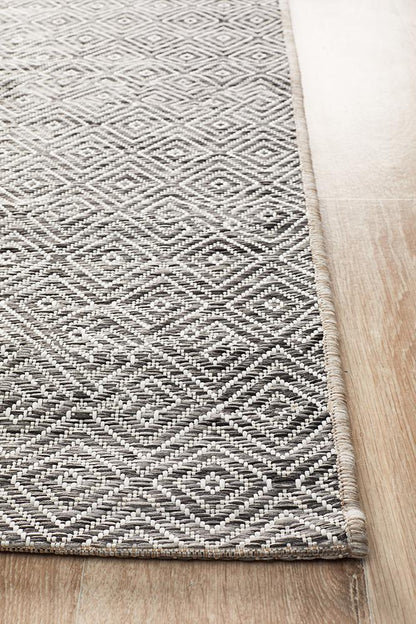 Terrace Grey Runner Rug : 5500