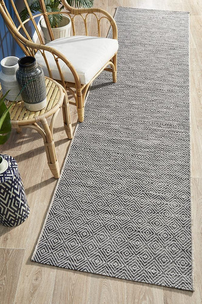 Terrace Grey Runner Rug : 5500