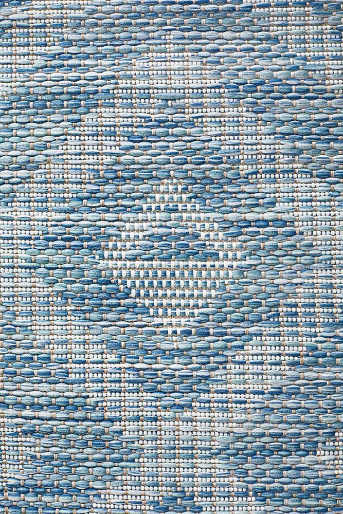 Terrace Blue Runner Rug: 5504