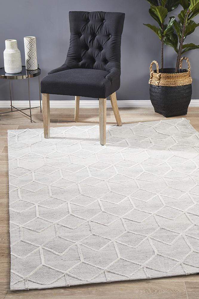 Visions Snow Grey Rug