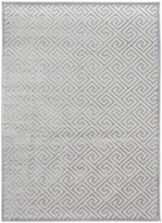 Manhattan Deco Silver Rug