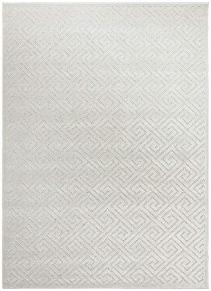 Manhattan Deco Natural White Rug