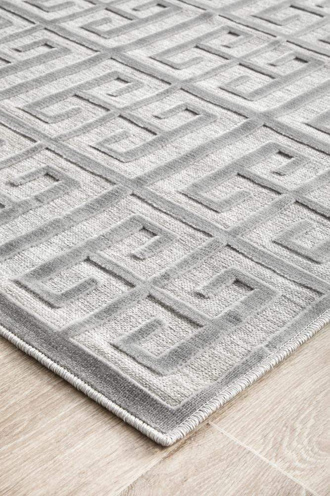 Manhattan York Silver Runner Rug