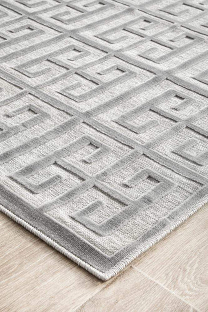 Manhattan York Silver Runner Rug