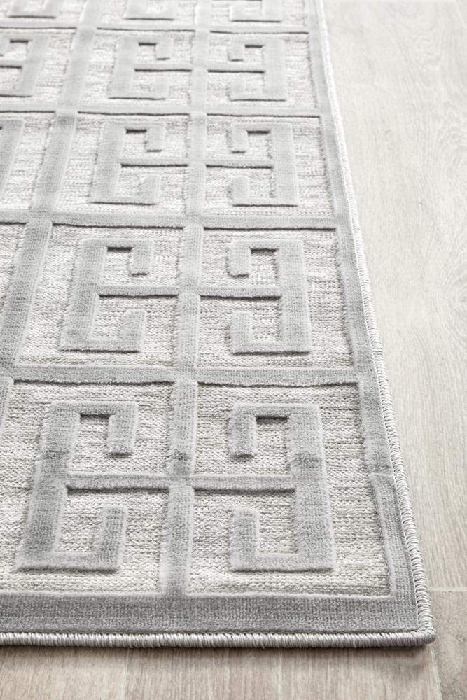 Manhattan York Silver Runner Rug