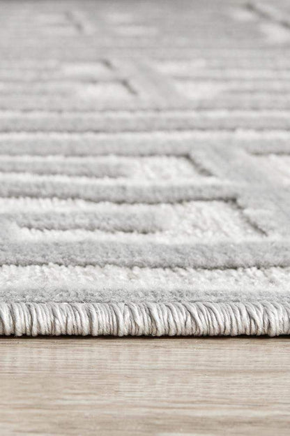 Manhattan York Silver Runner Rug