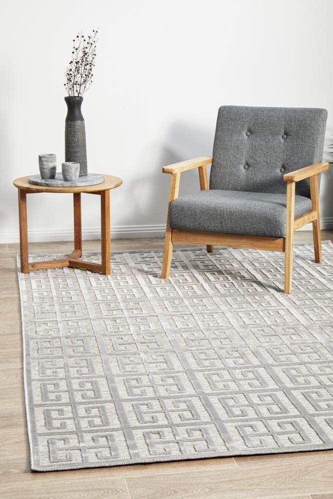 Manhattan York Silver Rug