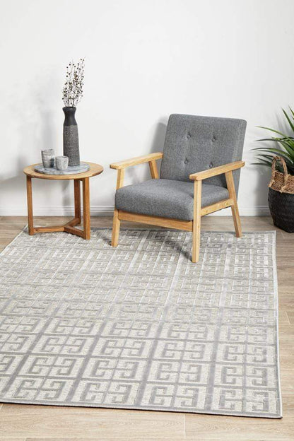 Manhattan York Silver Rug