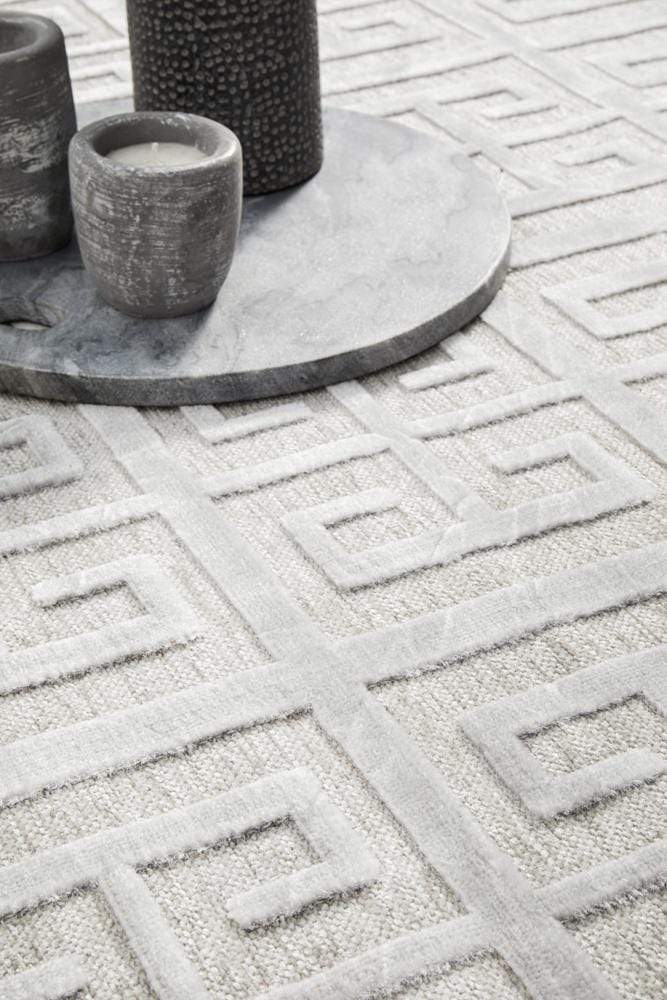 Manhattan York Silver Rug