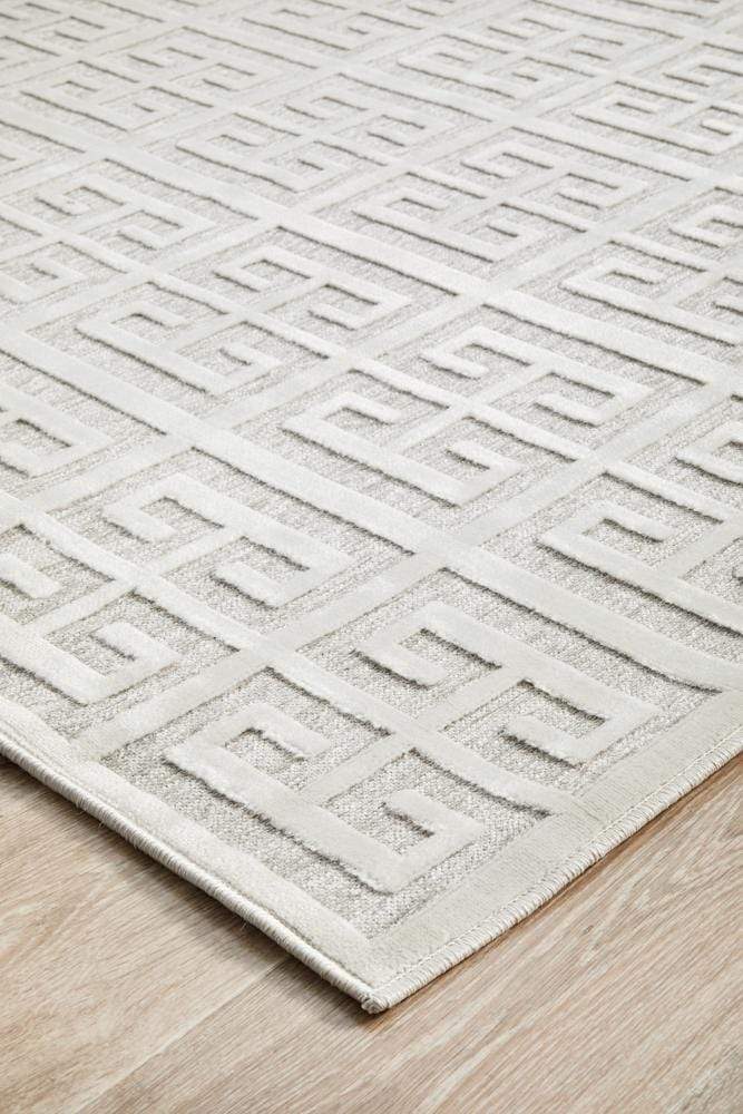 Manhattan York Natural White Rug