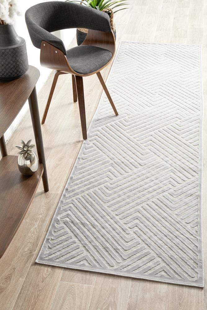 Manhattan Silver Runner Rug