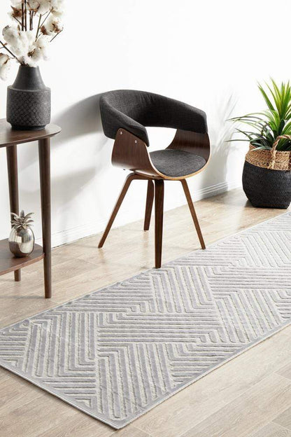 Manhattan Silver Runner Rug