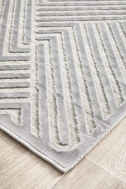 Manhattan Silver Runner Rug