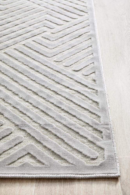 Manhattan Silver Runner Rug