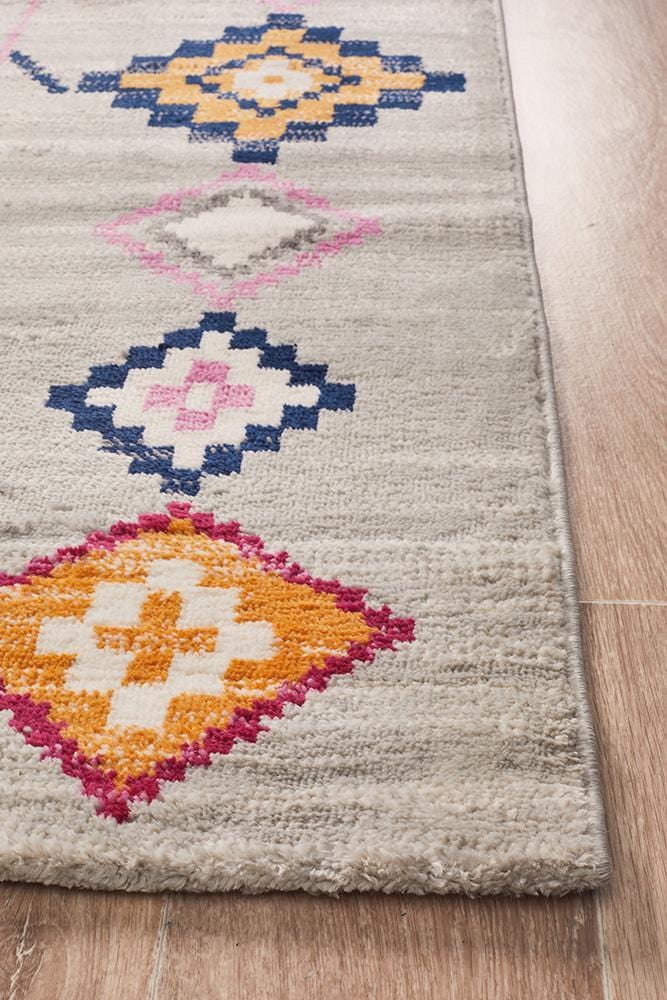 Zanzibar in Silver & Multicolor Rug